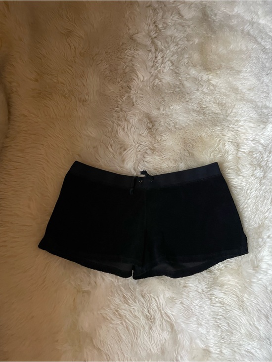 Juicy Couture Pants - Vintage | rare juicy couture super low rise black terry cloth shorts